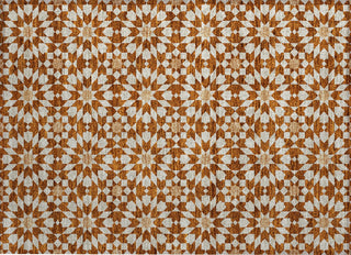 Piper Looms Chantille Spiral ACN734 Paprika Machine Washable Area Rug Scatter Main Image