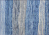 Piper Looms Chantille Stripes ACN735 Blue Machine Washable Area Rug Scatter Main Image
