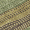 Piper Looms Chantille Stripes ACN735 Olive Machine Washable Area Rug Swatch Image