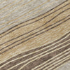 Piper Looms Chantille Stripes ACN735 Taupe Machine Washable Area Rug Swatch Image