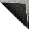 Piper Looms Chantille Stripes ACN736 Black Machine Washable Area Rug Backing Image