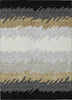Piper Looms Chantille Stripes ACN736 Black Machine Washable Area Rug main image