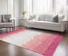 Piper Looms Chantille Stripes ACN736 Blush Machine Washable Area Rug Lifestyle Image Feature