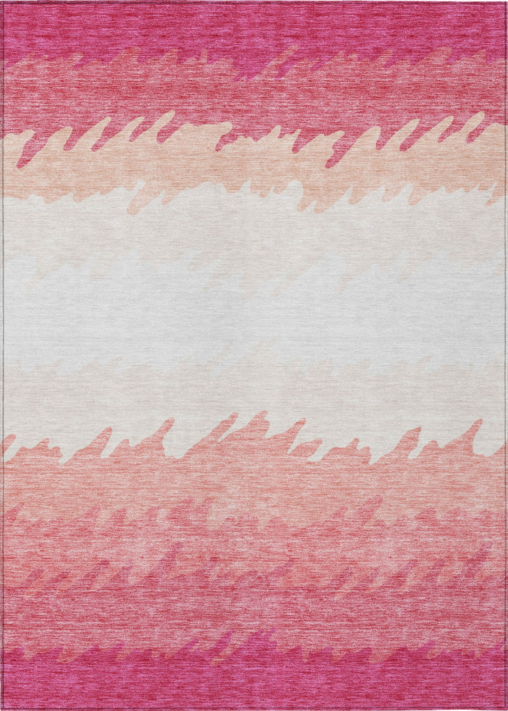 Piper Looms Chantille Stripes ACN736 Blush Machine Washable Area Rug main image