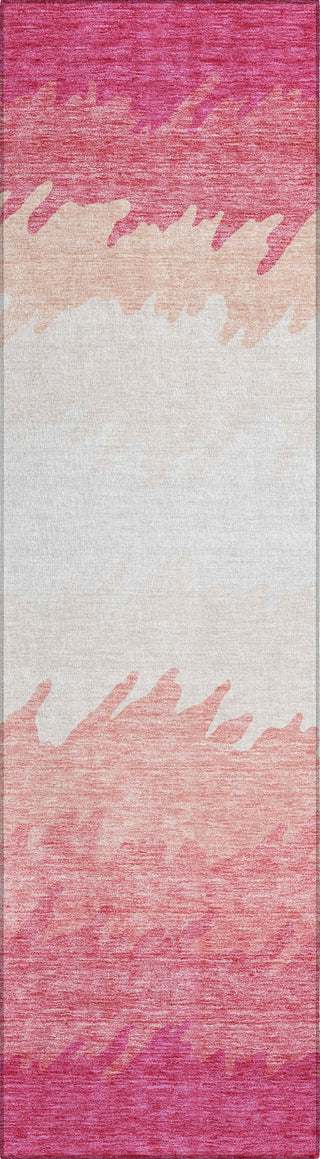 Piper Looms Chantille Stripes ACN736 Blush Machine Washable Area Rug Runner Main Image