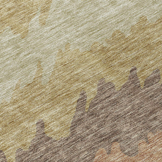 Piper Looms Chantille Stripes ACN736 Chocolate Machine Washable Area Rug Swatch Image