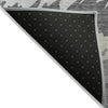 Piper Looms Chantille Stripes ACN736 Gray Machine Washable Area Rug Backing Image