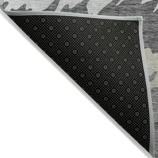 Piper Looms Chantille Stripes ACN736 Gray Machine Washable Area Rug Backing Image