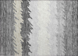 Piper Looms Chantille Stripes ACN736 Gray Machine Washable Area Rug Scatter Main Image