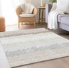 Piper Looms Chantille Stripes ACN736 Ivory Machine Washable Area Rug Lifestyle Image Feature