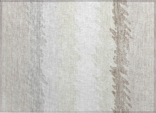 Piper Looms Chantille Stripes ACN736 Ivory Machine Washable Area Rug Scatter Main Image