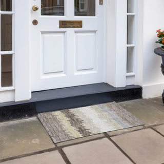 Piper Looms Chantille Stripes ACN736 Taupe Machine Washable Area Rug Scatter Outdoor Lifestyle Image Feature