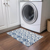 Piper Looms Chantille Diamond ACN737 Navy Machine Washable Area Rug Scatter Lifestyle Image Feature