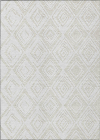 Piper Looms Chantille Diamond ACN737 Pearl Machine Washable Area Rug main image