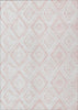 Piper Looms Chantille Diamond ACN737 Pink Machine Washable Area Rug main image