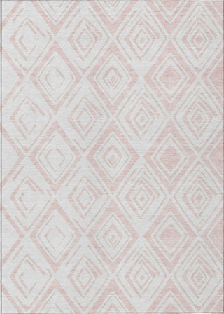 Piper Looms Chantille Diamond ACN737 Pink Machine Washable Area Rug main image