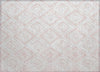 Piper Looms Chantille Diamond ACN737 Pink Machine Washable Area Rug Scatter Main Image