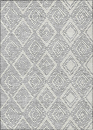 Piper Looms Chantille Diamond ACN737 Silver Machine Washable Area Rug main image