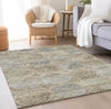 Piper Looms Chantille Circles ACN738 Beige Machine Washable Area Rug Lifestyle Image Feature