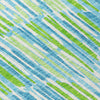 Piper Looms Chantille Lines ACN739 Aqua Machine Washable Area Rug Swatch Image