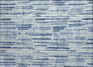 Piper Looms Chantille Lines ACN739 Blue Machine Washable Area Rug Scatter Main Image