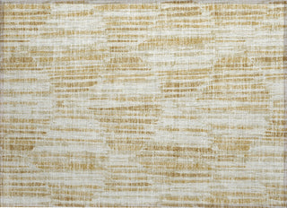 Piper Looms Chantille Lines ACN739 Gold Machine Washable Area Rug Scatter Main Image