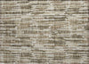 Piper Looms Chantille Lines ACN739 Mocha Machine Washable Area Rug Scatter Main Image