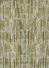 Piper Looms Chantille Lines ACN739 Olive Machine Washable Area Rug main image