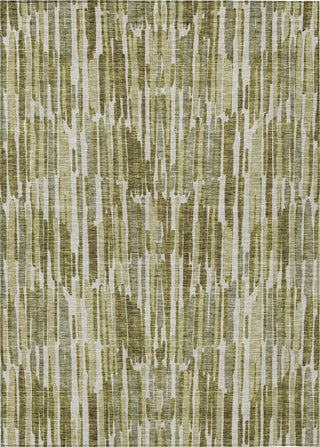 Piper Looms Chantille Lines ACN739 Olive Machine Washable Area Rug main image