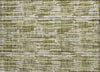 Piper Looms Chantille Lines ACN739 Olive Machine Washable Area Rug Scatter Main Image