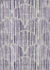 Piper Looms Chantille Lines ACN739 Purple Machine Washable Area Rug main image