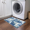 Piper Looms Chantille Modern ACN740 Blue Machine Washable Area Rug Scatter Lifestyle Image Feature