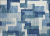 Piper Looms Chantille Modern ACN740 Blue Machine Washable Area Rug Scatter Main Image