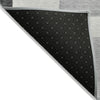 Piper Looms Chantille Modern ACN740 Gray Machine Washable Area Rug Backing Image