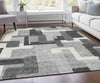 Piper Looms Chantille Modern ACN740 Gray Machine Washable Area Rug Lifestyle Image Feature
