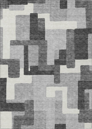 Piper Looms Chantille Modern ACN740 Gray Machine Washable Area Rug main image