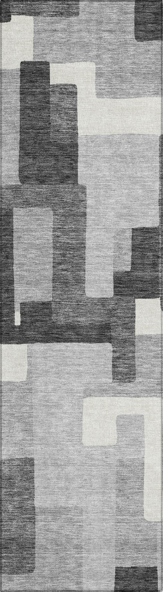 Piper Looms Chantille Modern ACN740 Gray Machine Washable Area Rug Runner Main Image