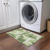 Piper Looms Chantille Modern ACN740 Green Machine Washable Area Rug Scatter Lifestyle Image Feature