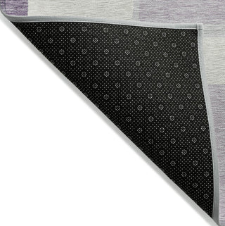 Piper Looms Chantille Modern ACN740 Lavender Machine Washable Area Rug Backing Image