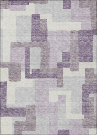 Piper Looms Chantille Modern ACN740 Lavender Machine Washable Area Rug main image