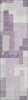 Piper Looms Chantille Modern ACN740 Lavender Machine Washable Area Rug Runner Main Image