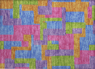 Piper Looms Chantille Modern ACN740 Purple Machine Washable Area Rug Scatter Main Image