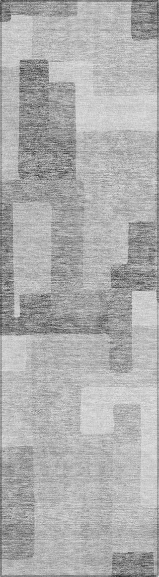 Piper Looms Chantille Modern ACN740 Silver Machine Washable Area Rug Runner Main Image