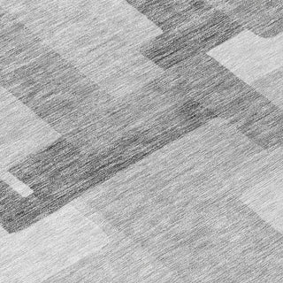 Piper Looms Chantille Modern ACN740 Silver Machine Washable Area Rug Swatch Image