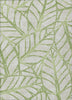 Piper Looms Chantille Floral ACN741 Aloe Machine Washable Area Rug main image
