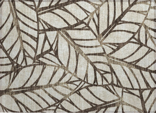 Piper Looms Chantille Floral ACN741 Chocolate Machine Washable Area Rug Scatter Main Image