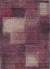 Piper Looms Chantille Squares ACN742 Plum Machine Washable Area Rug main image