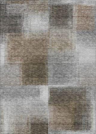 Piper Looms Chantille Squares ACN742 Silver Machine Washable Area Rug main image