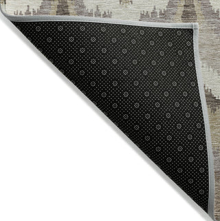 Piper Looms Chantille Ikat ACN743 Beige Machine Washable Area Rug Backing Image