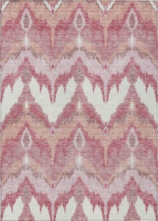 Piper Looms Chantille Ikat ACN743 Blush Machine Washable Area Rug main image